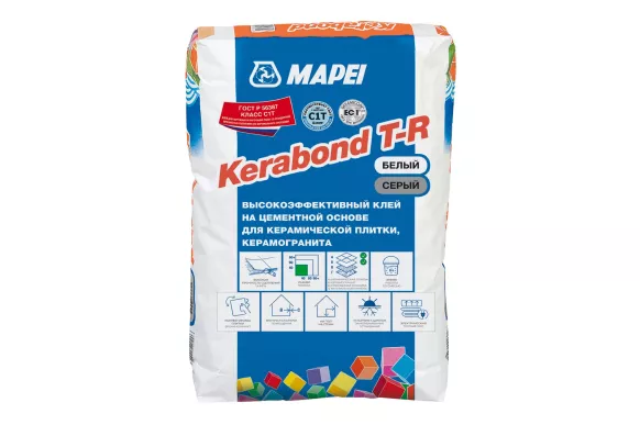 Смеси сухие клеевые MAPEI Kerabond T-R цвет Белый 25 кг