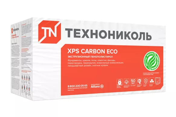 Экструзионный пенополистирол (XPS) Технониколь XPS CARBON ECO 30х580х1180 мм 13 шт