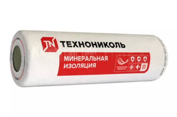 Утеплитель минераловатный Технониколь 34 RN Стены и крыши ПРОФ Рулон (4800х1220х100 мм) 1 шт в упаковке