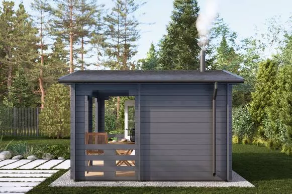 Баня 14 (Комфорт) брус 44 мм